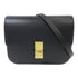 CELINE GHW Classic Box Shoulder Bag Calfskin Leather Black v1