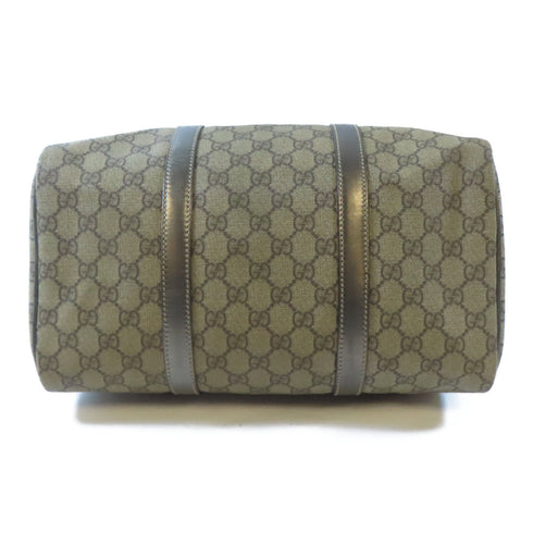 GUCCI GG GHW Boston Bag Hand Bag 193603 Coated Canvas Brown