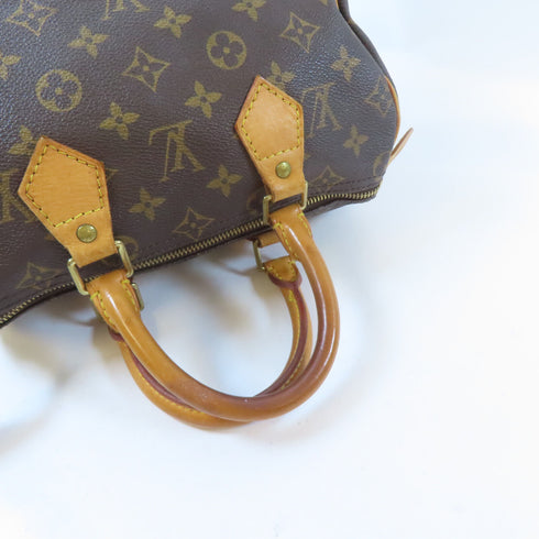 LOUIS VUITTON LV GHW Speedy 25 Handbag Boston Bag M41528 Monogram Brown