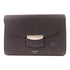 CELINE SHW Trotteur Wallet Calfskin Leather Black