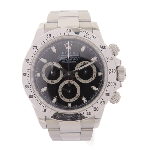 ROLEX Daytona Automatic Watch 116520/09y Stainless Steel Black