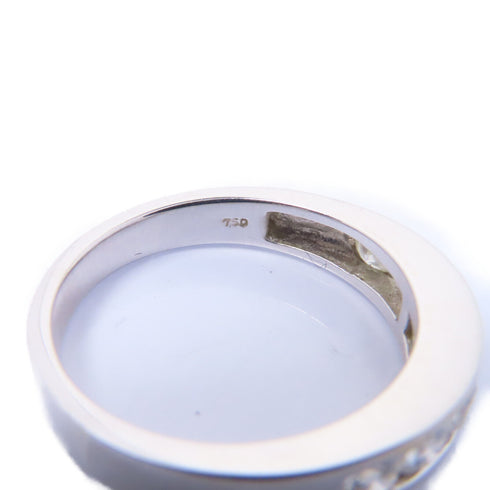 Fine Jewelry 0.71ct Diamond Ring Accessories US#6.5 18K White Gold