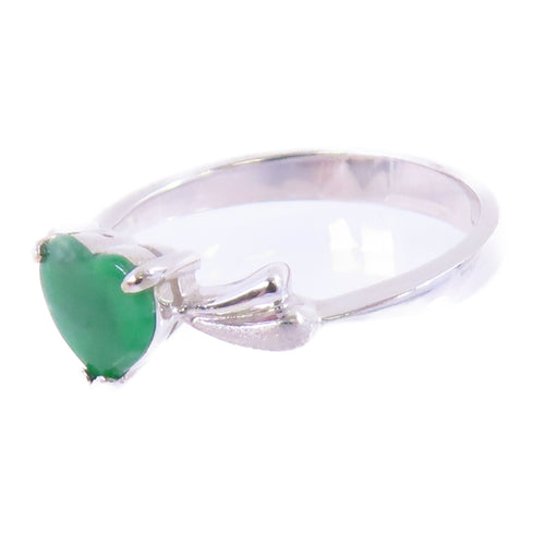 JEWELRY Jade Ring US#5.5 Ring 18K White Gold