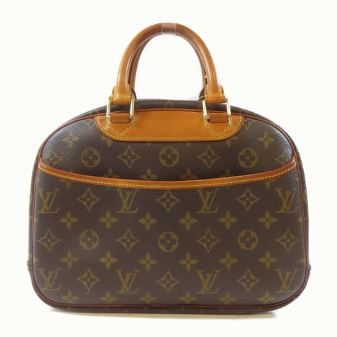 LOUIS VUITTON LV GHW Trouville Handbag M42228 Monogram Brown v1