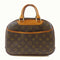LOUIS VUITTON LV GHW Trouville Handbag M42228 Monogram Brown v1
