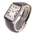 CARTIER Tank Solo Quartz Watch WSTA0028 Stainless Steel Leather White