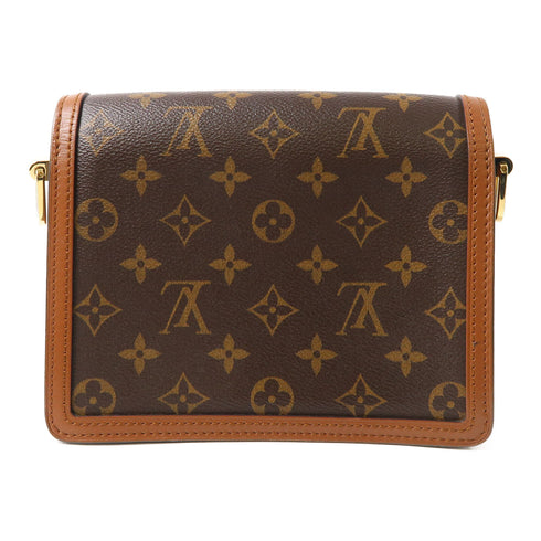 LOUIS VUITTON LV GHW Mini Dauphine Shoulder Bag M44580 Monogram Reverse Brown