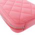 CHANEL CC SHW Phone Holder Chain Shoulder Bag Lambskin Leather Pink