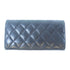CHANEL Quilted CC SHW Long Wallet Caviar Leather Black