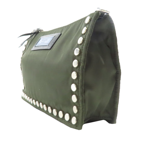 PRADA SHW Shoulder Bag Nylon Green