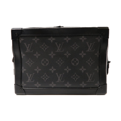 LOUIS VUITTON LV Soft Trunk Shoulder Bag M44730 Monogram Eclipse Black v1