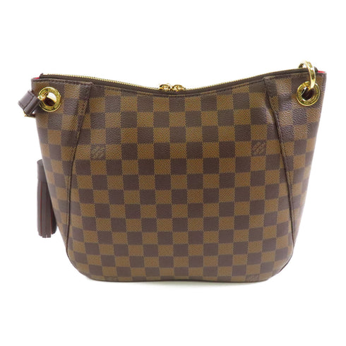 LOUIS VUITTON LV GHW South Bank Shoulder Bag N42230 Damier Brown/Red
