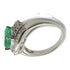 FINE JEWELRY 1.62ct Emerald 0.63ct Diamond Ring US#7.25 PT900 Platinum