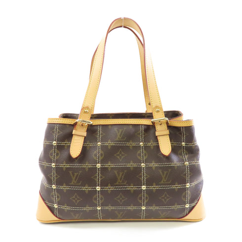 LOUIS VUITTON LV GHW Riveting Shoulder Bag M40140 Monogram Brown