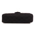 CHANEL Quilted CC SHW Chain Shoulder Bag 7224 Canvas Black