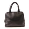 PRADA SHW Vitello City Handbag B8773 Calfskin Leather Black