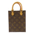LOUIS VUITTON LV GHW Petit Sac Plat 2 Way Shoulder Bag M81295 Monogram Brown