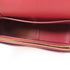 CELINE GHW Shoulder Bag 180263 Lambskin Leather Apricot Color Red