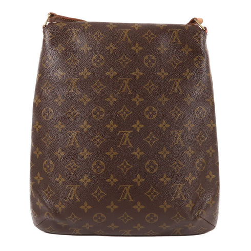 LOUIS VUITTON LV GHW Musette Shoulder Bag M51256 Monogram Brown