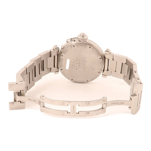 CARTIER Pasha C 2324 Automatic Watch Stainless Steel Black