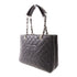 CHANEL CC SHW GST Grand Shopping Tote Shoulder Bag Calfskin Leather Black