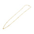 CHANEL CC Necklace Metal Gold/White