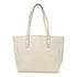 COACH GHW Shoulder Bag Calfskin Leather White