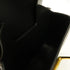 HERMES GHW Della Cavalleria Shoulder Bag Crossbody Tadelakt Leather Noir Black