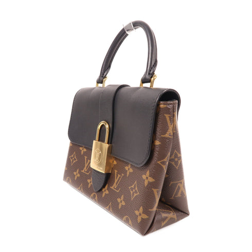 LOUIS VUITTON LV GHW Locky BB 2 Way Shoulder Bag M44141 Monogram Brown Black
