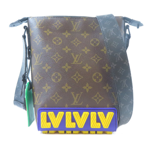 LOUIS VUITTON LV Cruiser Messenger Shoulder Bag M57966 Monogram Brown/Purple
