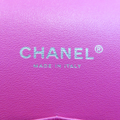 CHANEL Quilted CC SHW Maxi Jumbo Chain Shoulder Bag A58601 Leather Pink