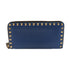 Valentino GHW Wallet Calfskin Leather Blue
