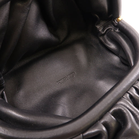 BOTTEGA VENETA BV GHW Waist Bag Lambskin Leather Black