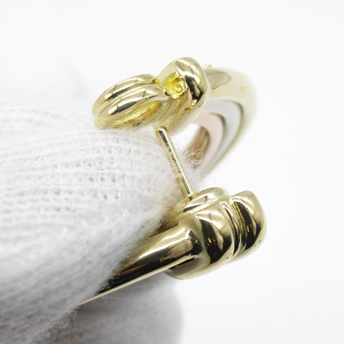 CARTIER Trinity Earrings 18 K Yellow White Pink Gold