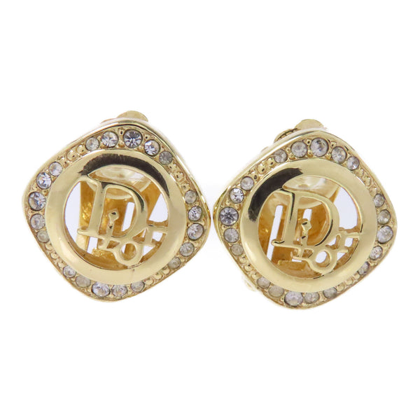 Christian Dior CD Earrings Metal Gold v1