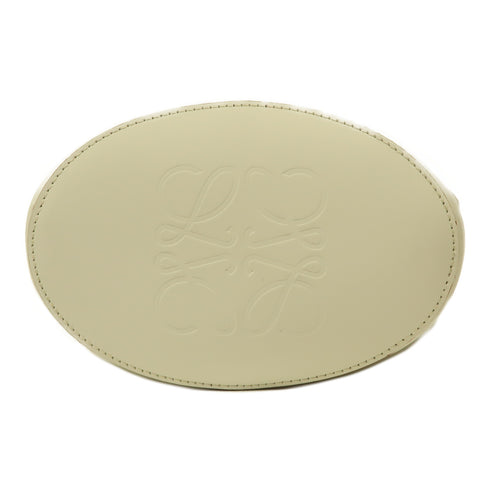 LOEWE GHW Balloon Shoulder Bag Calfskin Leather White