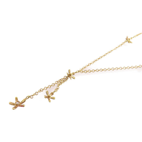 JEWELRY Diamond Necklace 18K Yellow Gold