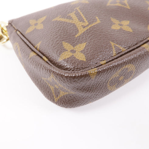 LOUIS VUITTON LV GHW Mini Pochette Accessoires Handbag M58009 Monogram Brown
