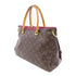 LOUIS VUITTON LV GHW Pallas MM 2 Way Shoulder Bag M40906 Monogram Brown Red