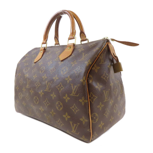 LOUIS VUITTON LV GHW Speedy 30 Handbag M41528 Monogram Brown