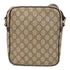 GUCCI GG GHW Shoulder Bag Crossbody Coated Canvas Brown
