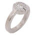 CHANEL CC Diamond Ring Accessories US#5.5 18K White Gold