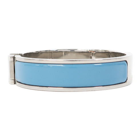 HERMES Clic H Bracelets Metal Light Blue