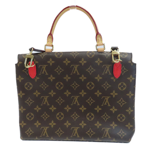 LOUIS VUITTON LV GHW Marignan 2Way Shoulder Hand Bag Monogram M44286 Brown/Red