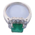 FINE JEWELRY 2.04ct Emerald 0.92ct Diamond Ring PT950 Platinum US#6