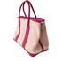 HERMES PHW GardenParty PM Tote Bag Handbag Canvas Stamp C Rose Pourpre Purple