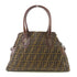 FENDI Shoulder Tote Bag Canvas Brown