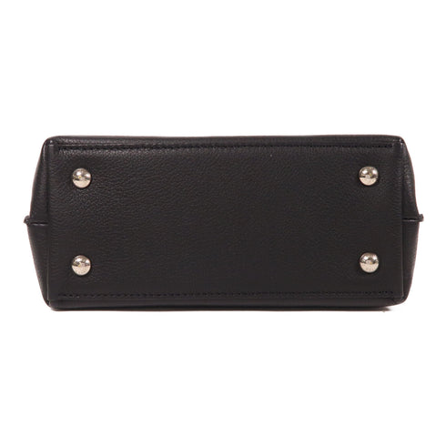 LOUIS VUITTON LV SHW Lockme Ever BB Shoulder Bag M53937 Calfskin Leather Black