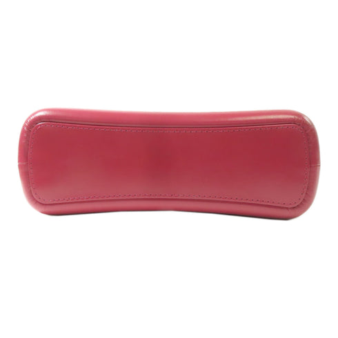 CHANEL CC Gabrielle Shoulder Bag Leather Red