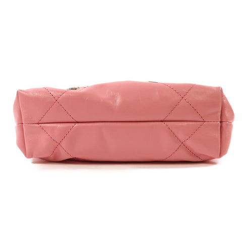CHANEL CC SHW Chanel 22 Mini Chain 2 Way Bag AS3980 Calfskin Leather Pink